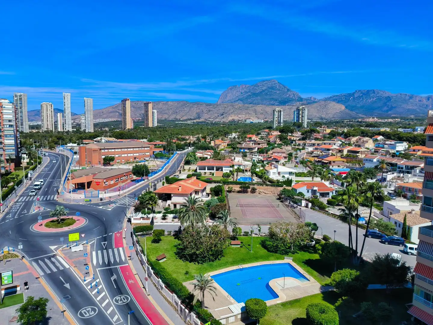 Exterior view of Flat for sale in Benidorm  with Private garden, Terrace and Furnished
