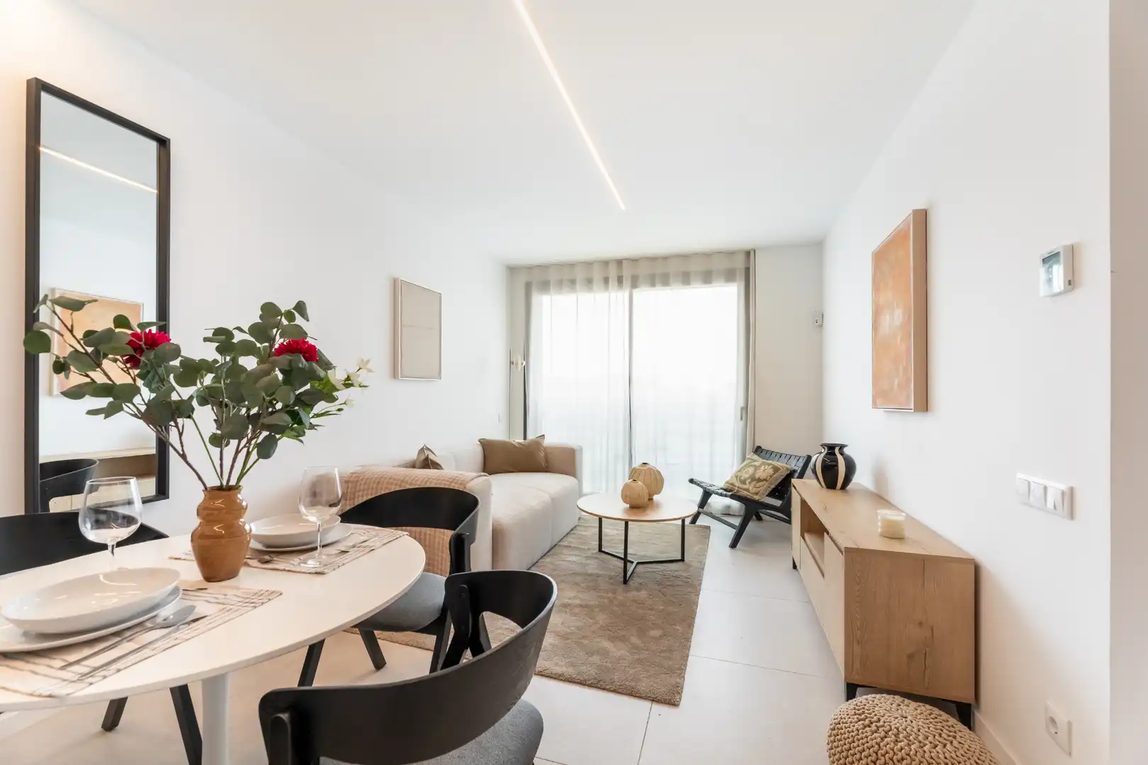 Sala d'estar de Pis en venda en Barcelona amb Aire condicionat, Calefacció i Moblat