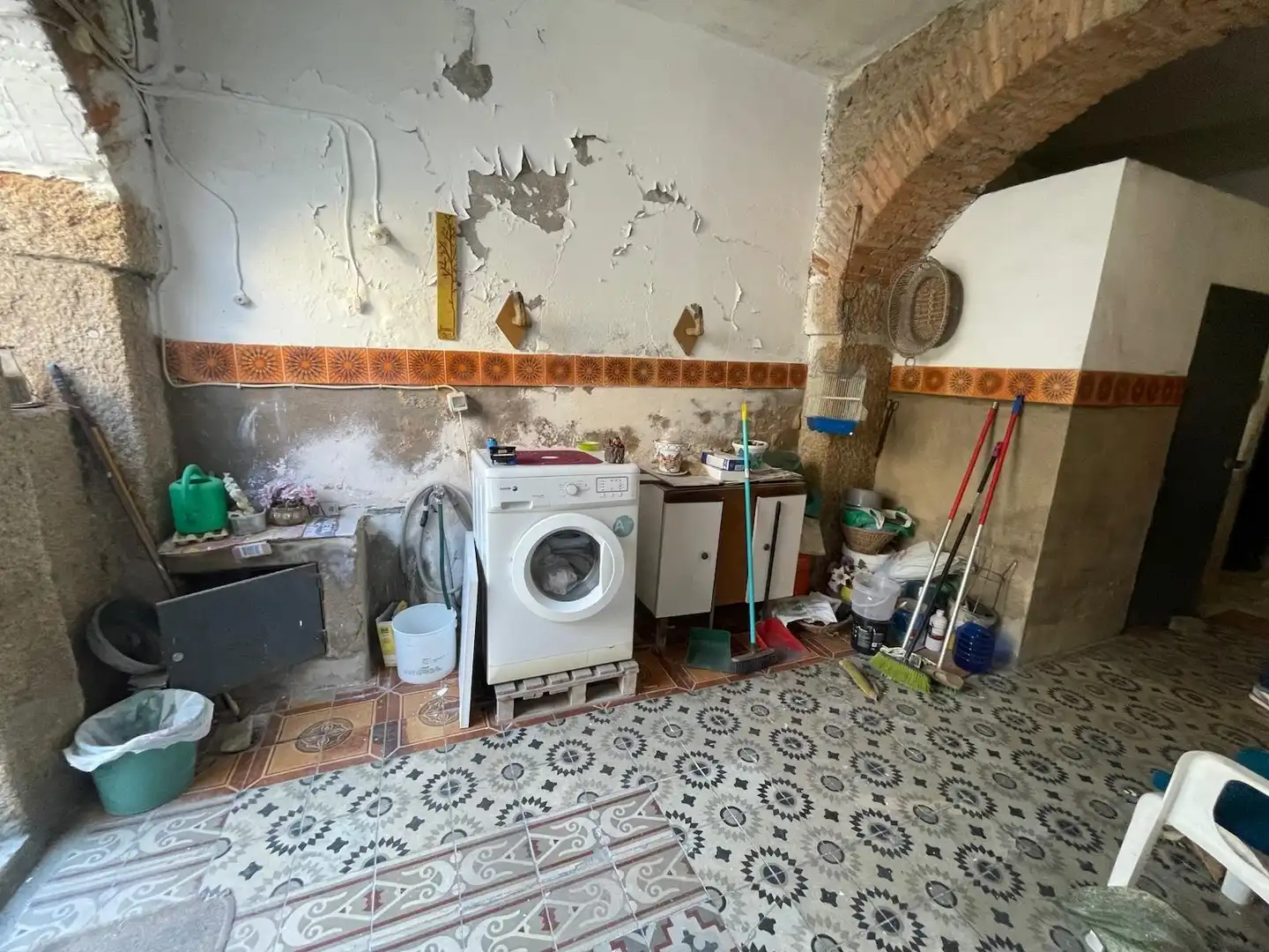 Küche von Haus oder Chalet zum Verkauf in Malpartida de Cáceres mit Terrasse, Abstellraum und Möbliert