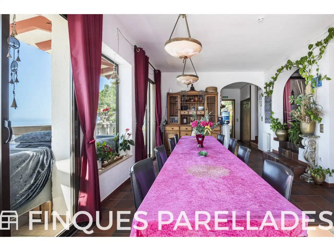 Dining room of Houses for sale in Sitges  with Terrace and Swimming Pool