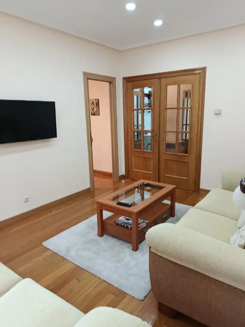 Sala d'estar de Pis de lloguer en Santander amb Calefacció, Moblat i Forn