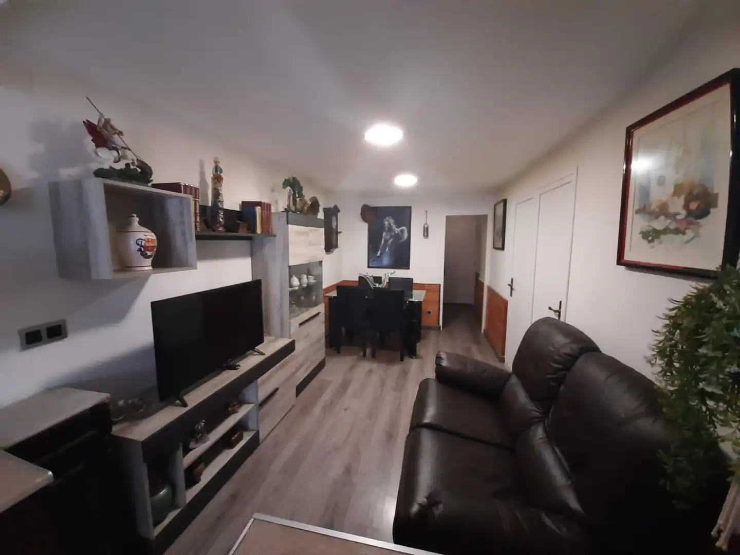 Living room of Flat for sale in Berga  with Furnished and Balcony