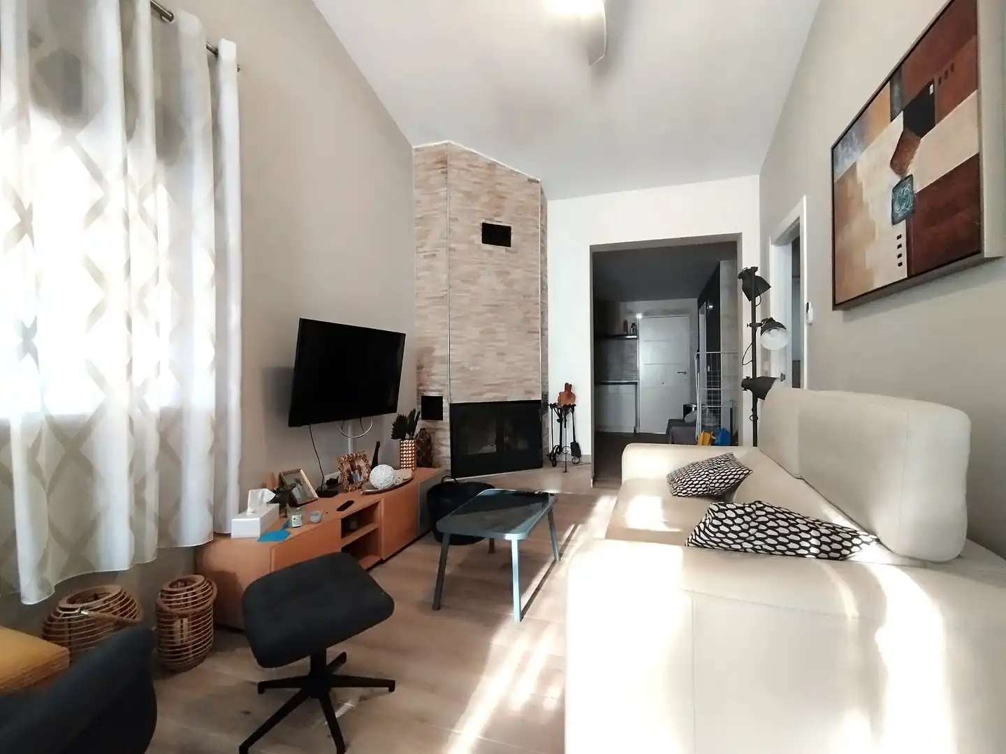 Sala de estar de Casa o chalet en venta en Benimarfull con Jardín privado, Terraza y Trastero