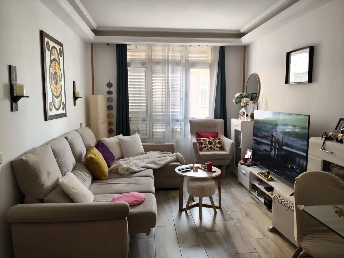 Sala d'estar de Pis en venda en Las Palmas de Gran Canaria amb Traster, Moblat i Forn