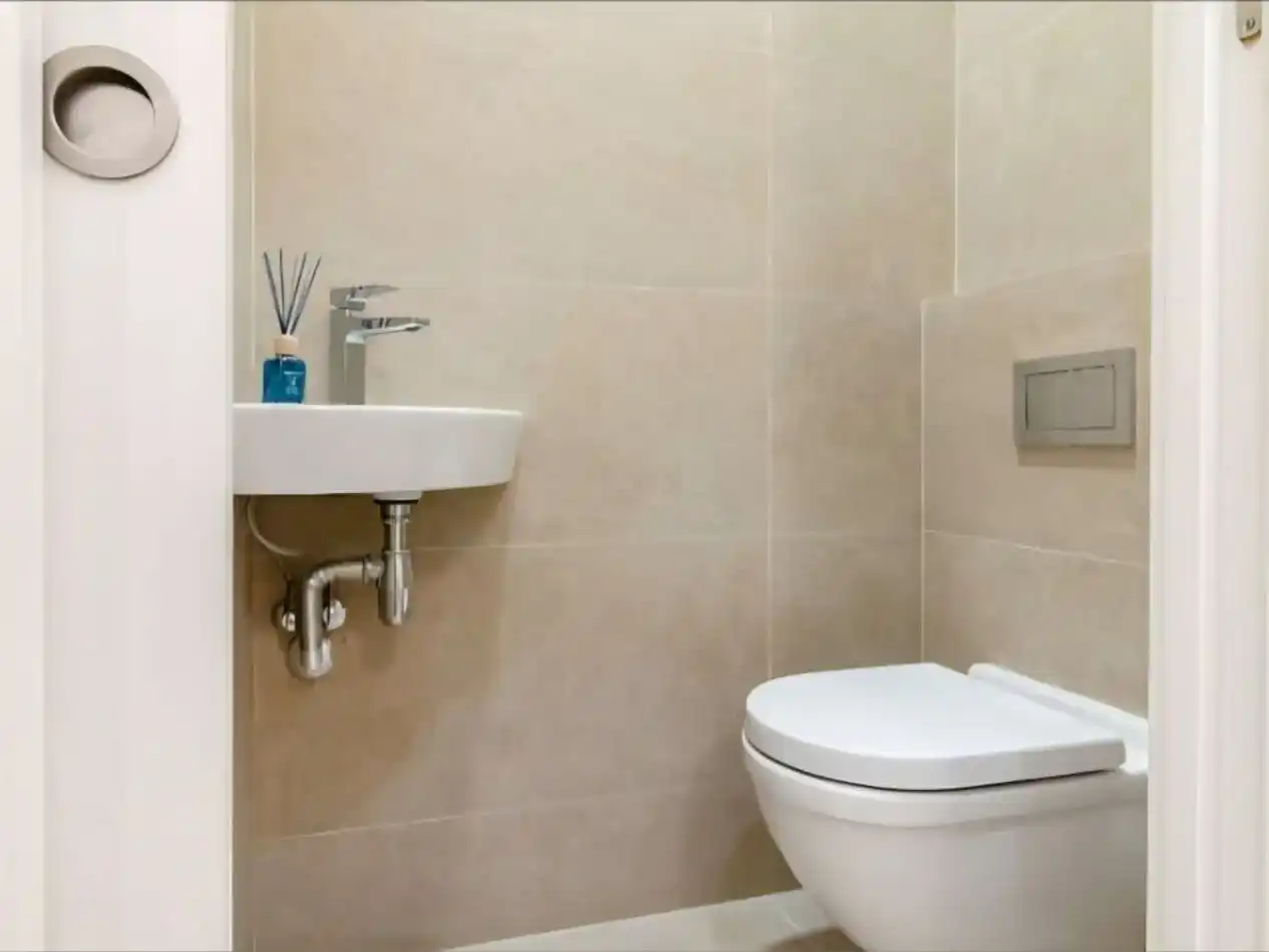 Badezimmer von Wohnungen zum Verkauf in  Barcelona Capital mit Klimaanlage und Balkon