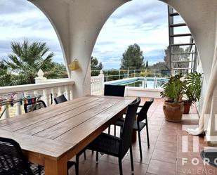 Terrace of Country house for sale in Chiva  with Private garden, Terrace and Swimming Pool