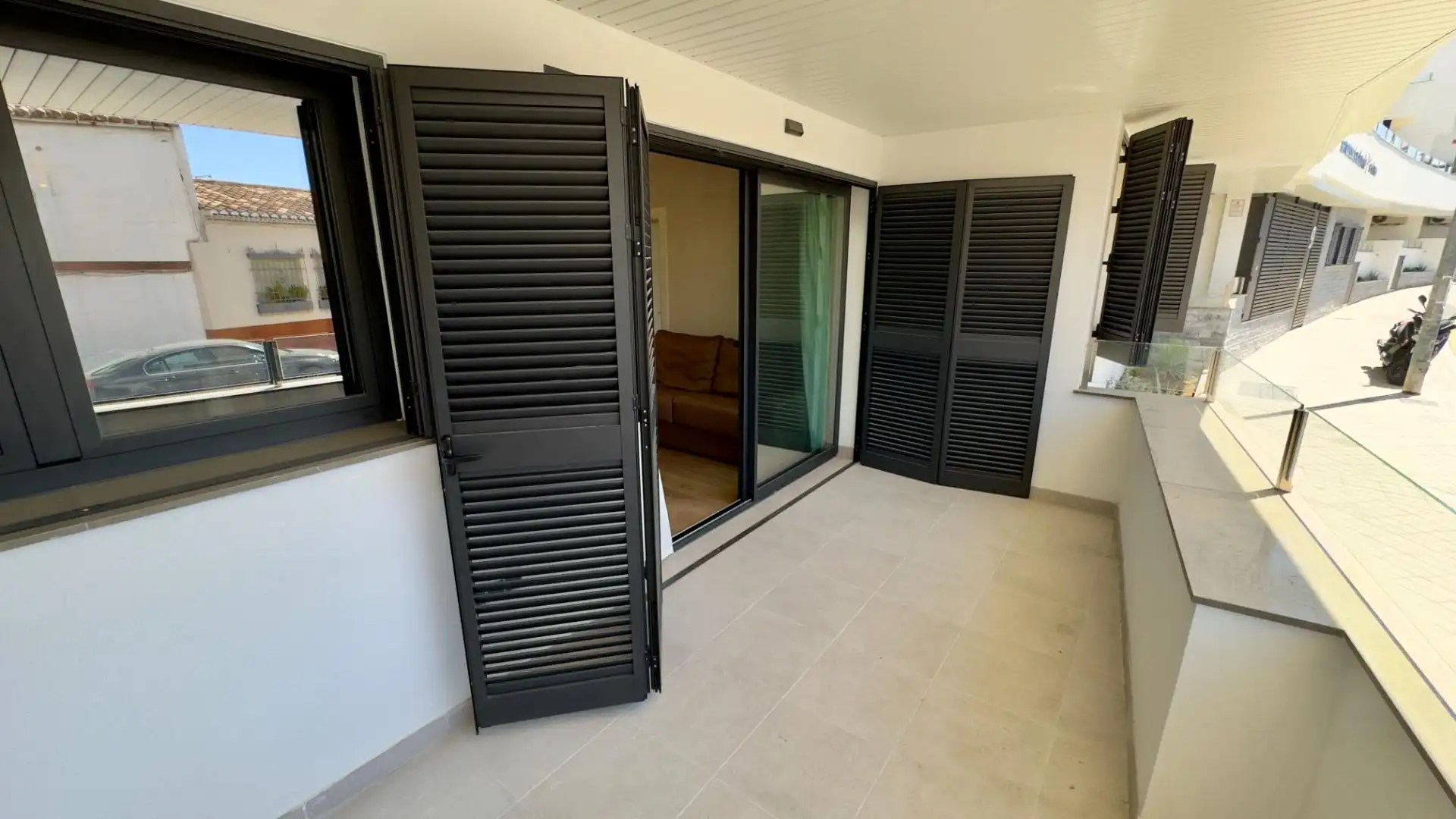 Balcony of Flat for rent in Granada  with Air Conditioner, Heating and Terrace