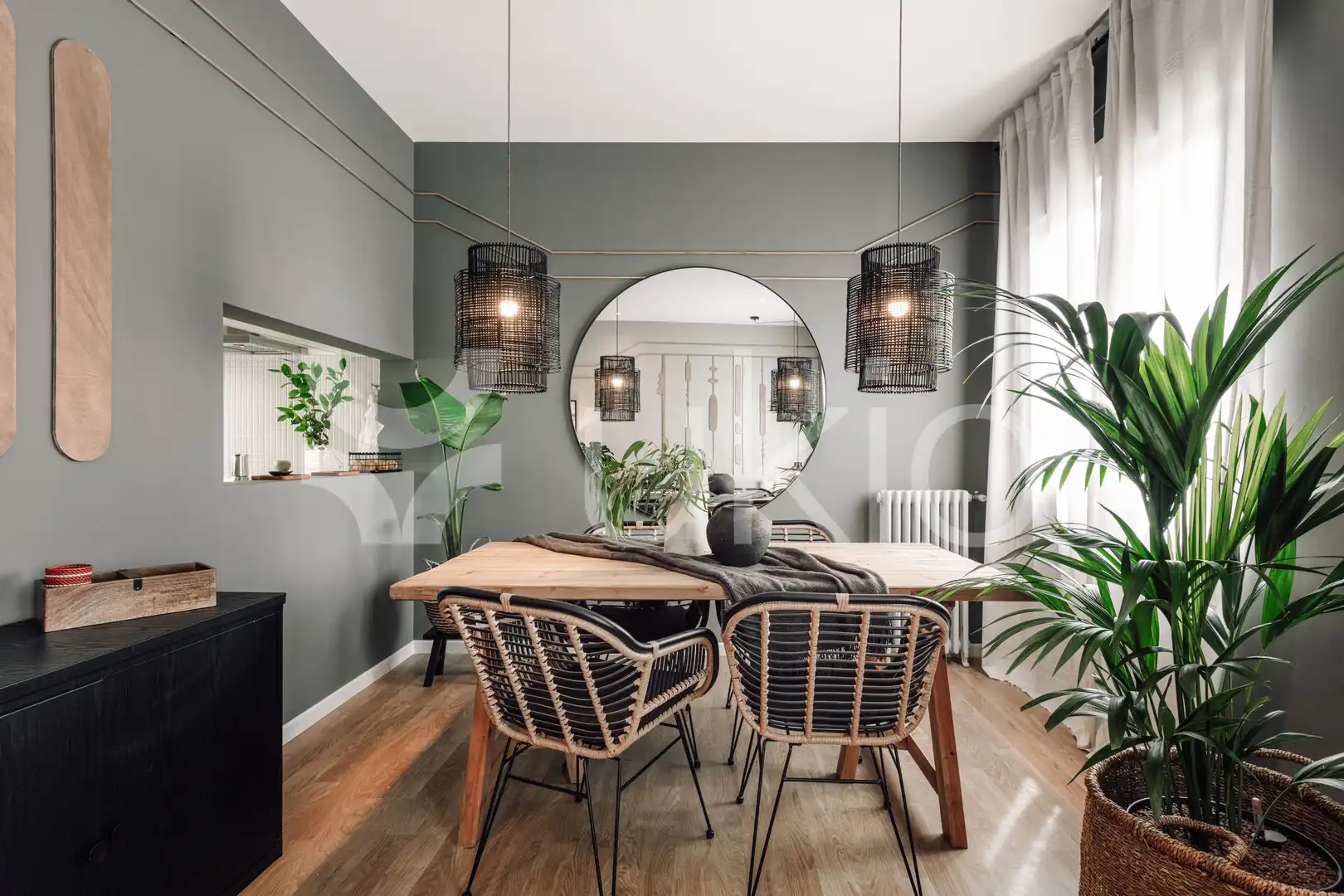 Dining room of Apartments for rent in Madrid  with Air Conditioner, Heating and Furnished