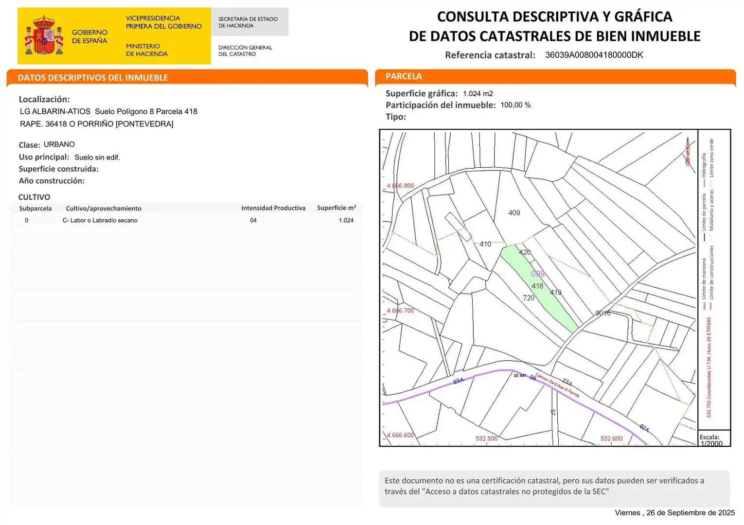 Exterior view of Residential for sale in O Porriño  