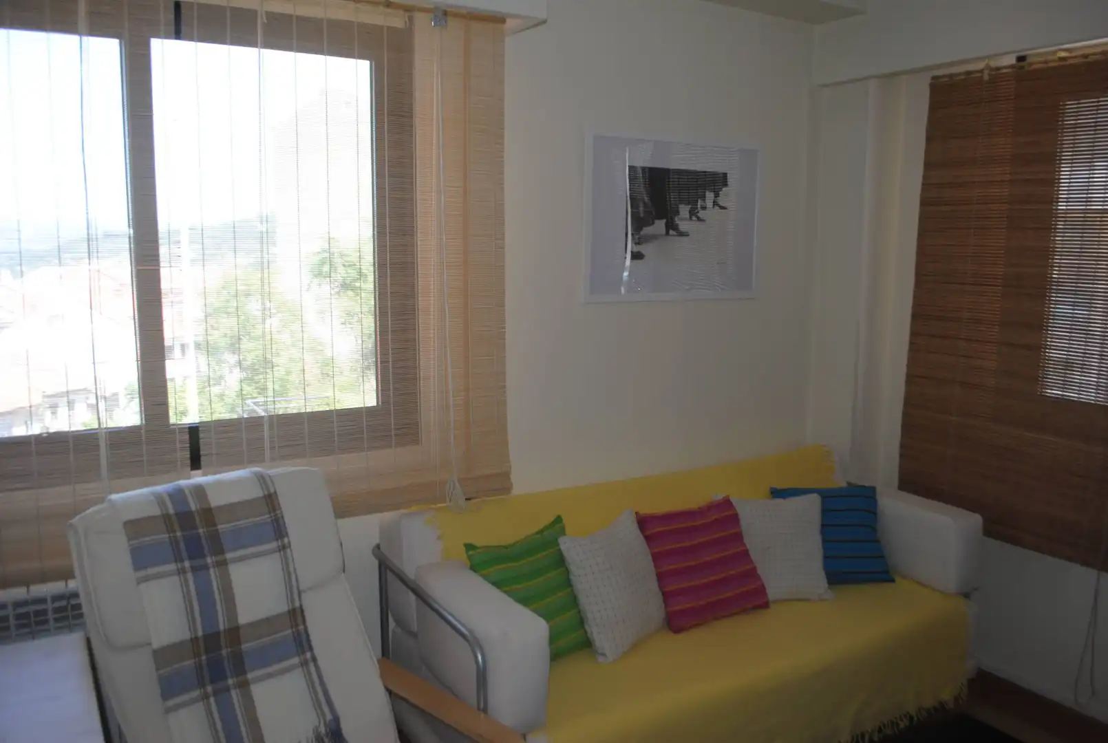 Sala d'estar de Apartament en venda en Ourense Capital  amb Calefacció, Moblat i Forn