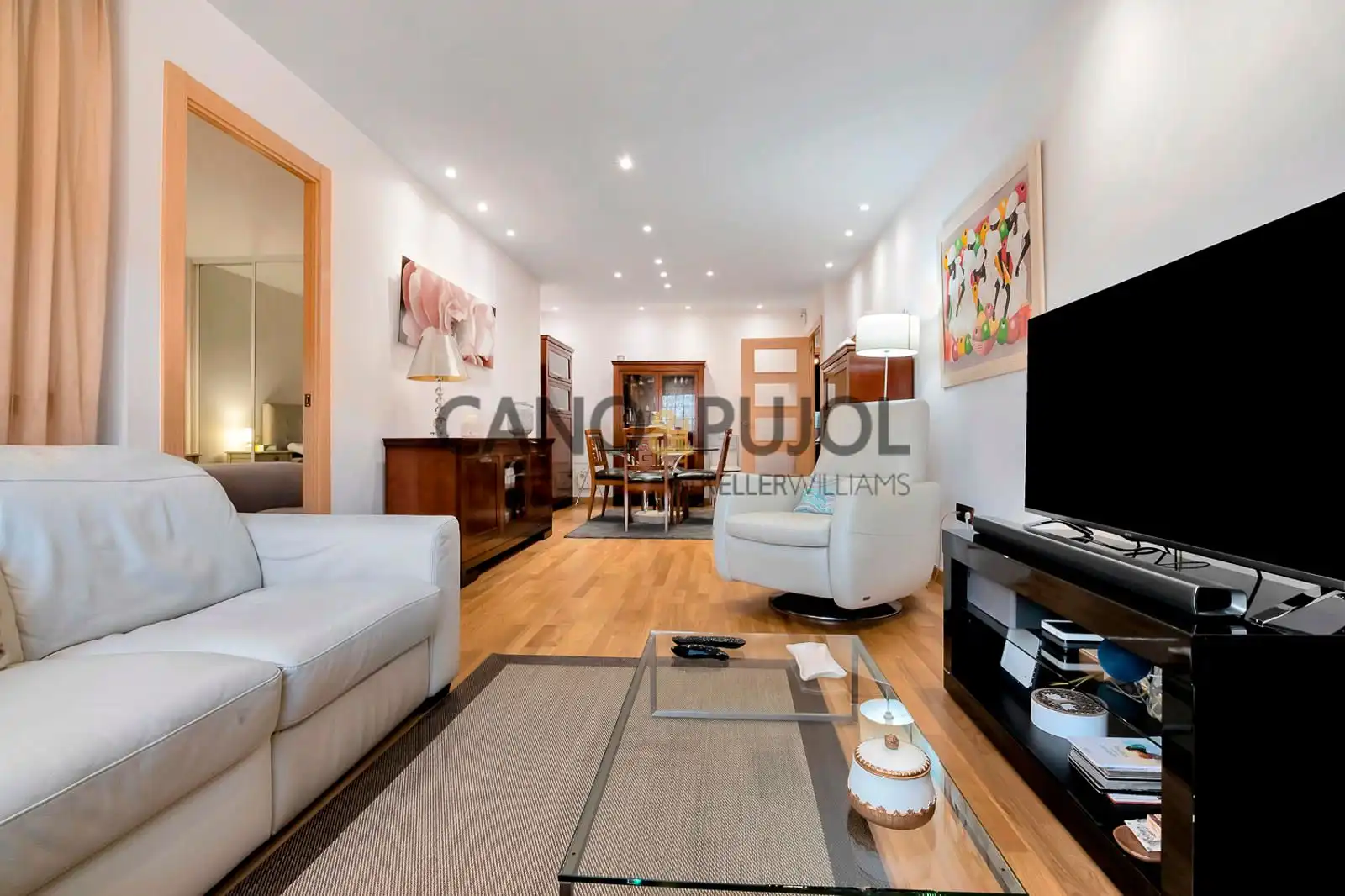 Sala de estar de Piso en venta en Rubí con Aire acondicionado, Calefacción y Terraza