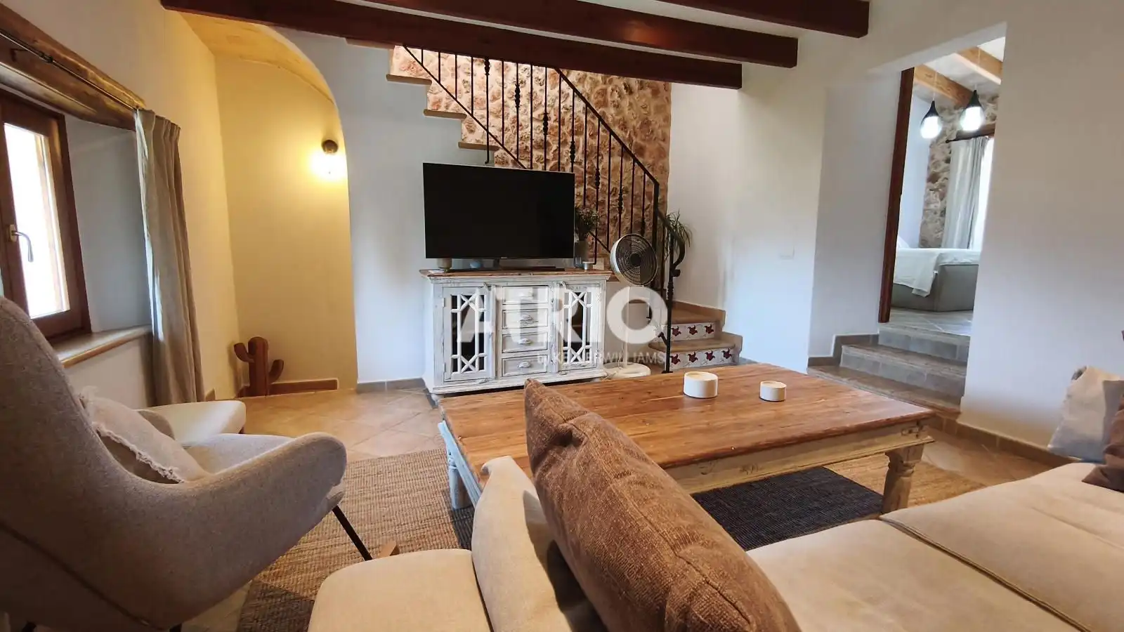 Sala d'estar de Casa o xalet en venda en Marratxí amb Aire condicionat