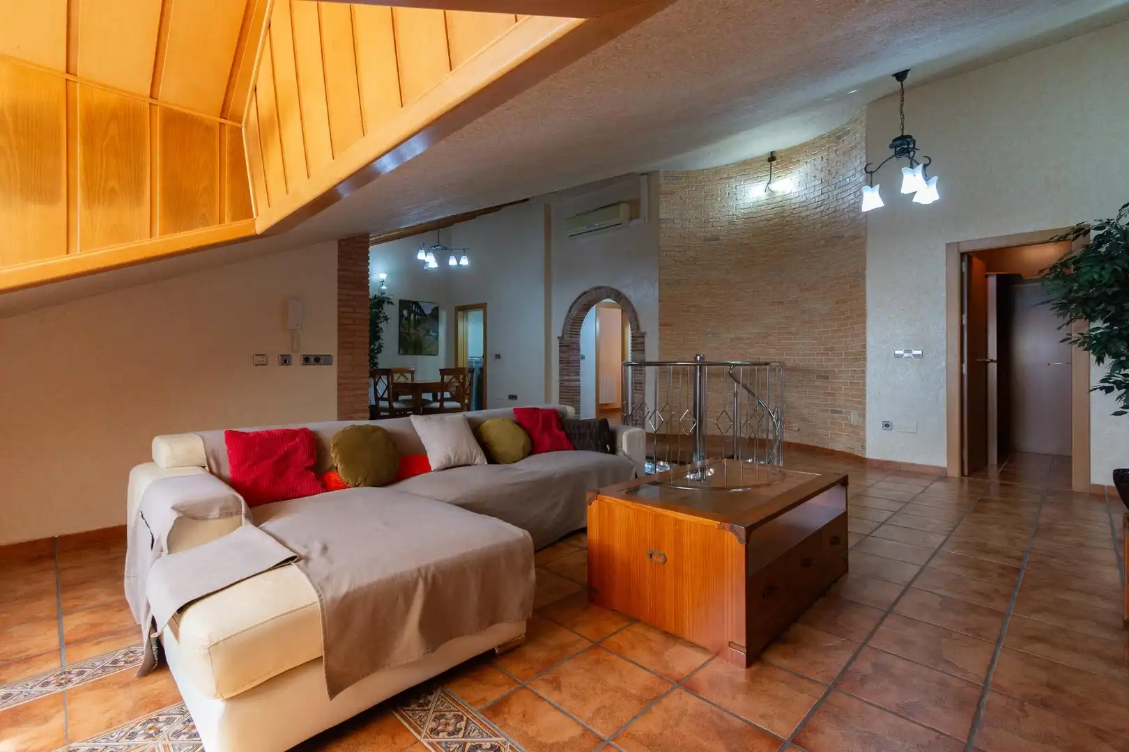 Sala de estar de Casa o chalet en venta en Fuente Álamo de Murcia con Aire acondicionado, Calefacción y Parquet