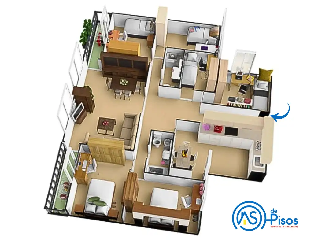 Appartement avec terrasse à louer à Calle de San Roque 17, imagen 17