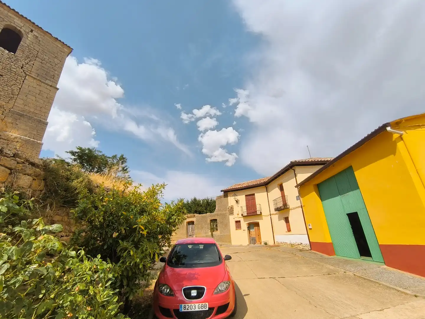 Vista exterior de Finca rústica en venta en San Cebrián de Campos con Calefacción, Trastero y Amueblado