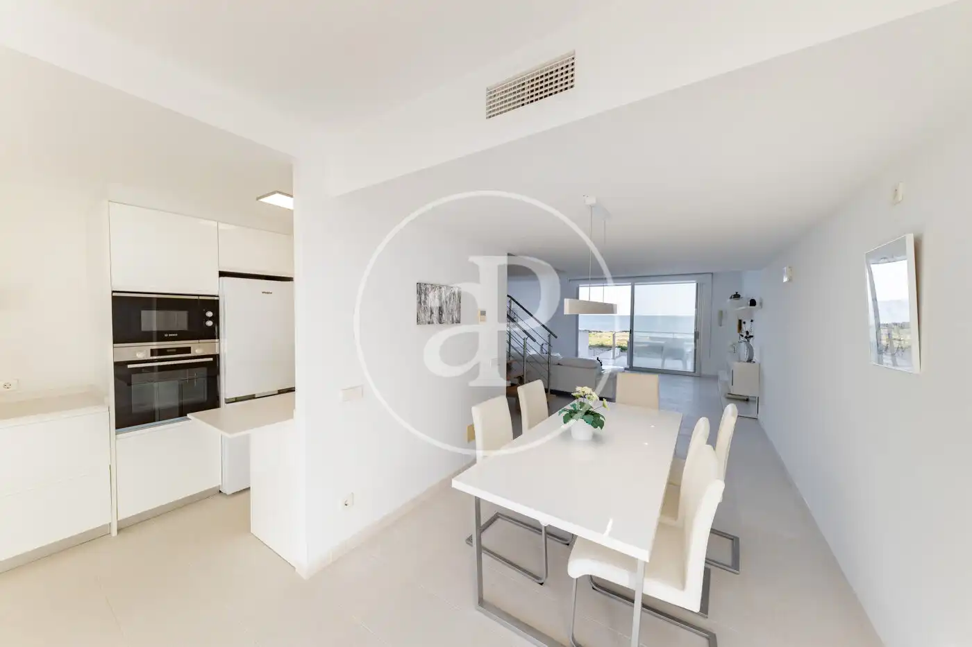 Sala de estar de Dúplex en venta en Santa Margalida con Aire acondicionado, Calefacción y Terraza