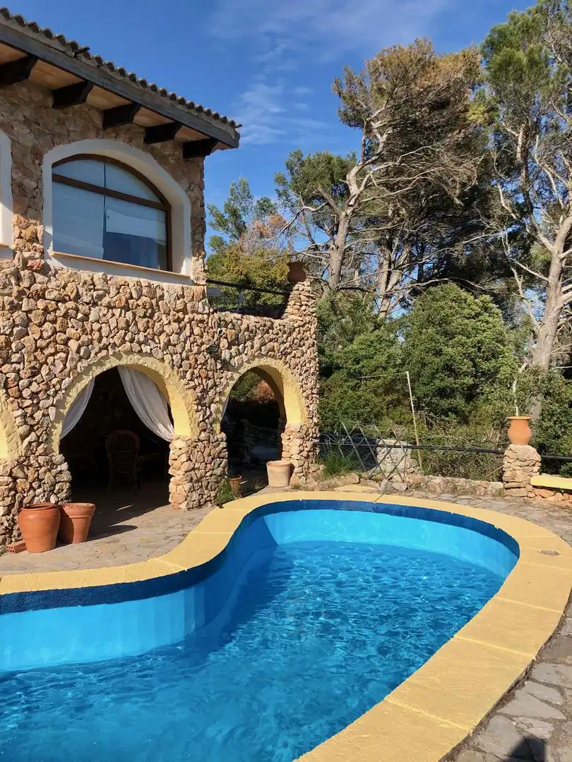 Swimming pool of Country homes for sale in Puigpunyent  with Heating, Private garden and Terrace