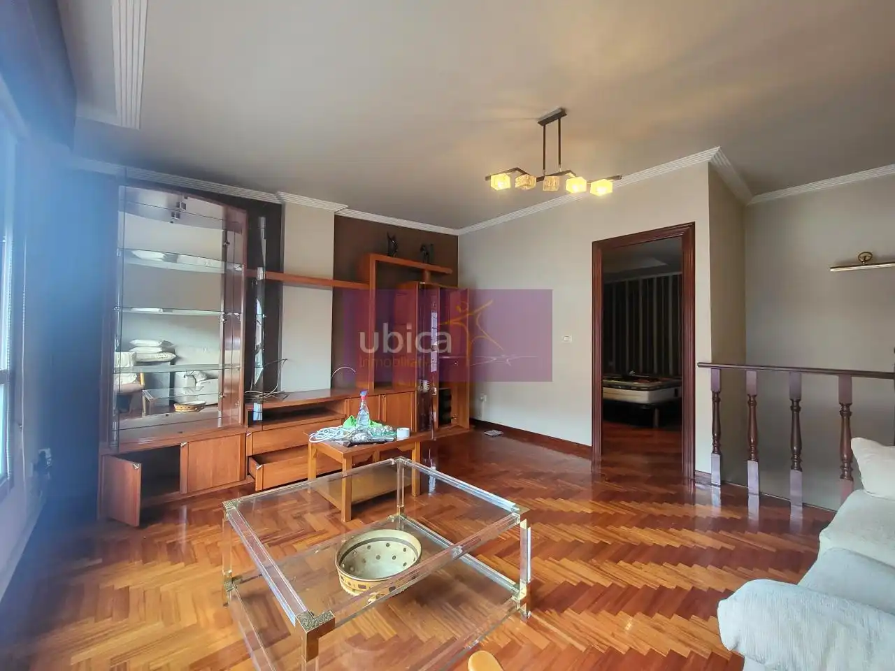Living room of Detached homes for sale in Vigo   with Parquet flooring and Terrace