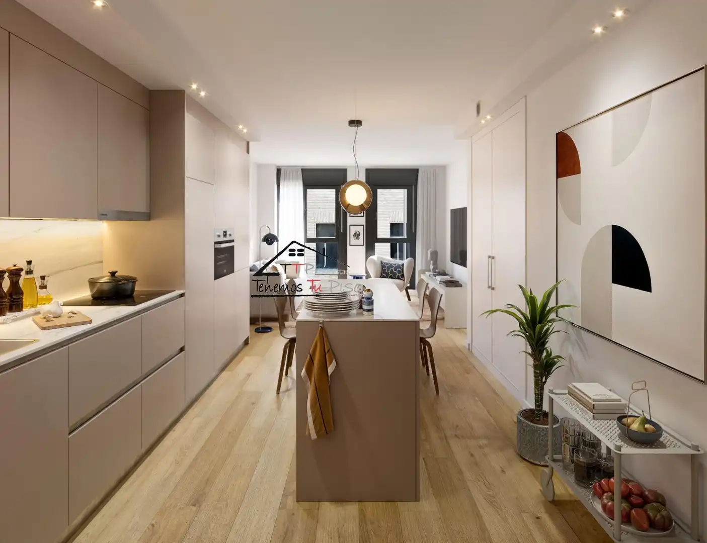 Cocina de Ático en venta en Zaragoza con Aire acondicionado, Calefacción y Terraza