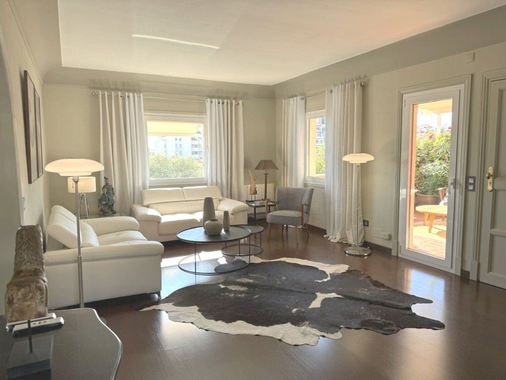 Sala de estar de Ático de alquiler en  Palma de Mallorca con Aire acondicionado, Terraza y Amueblado
