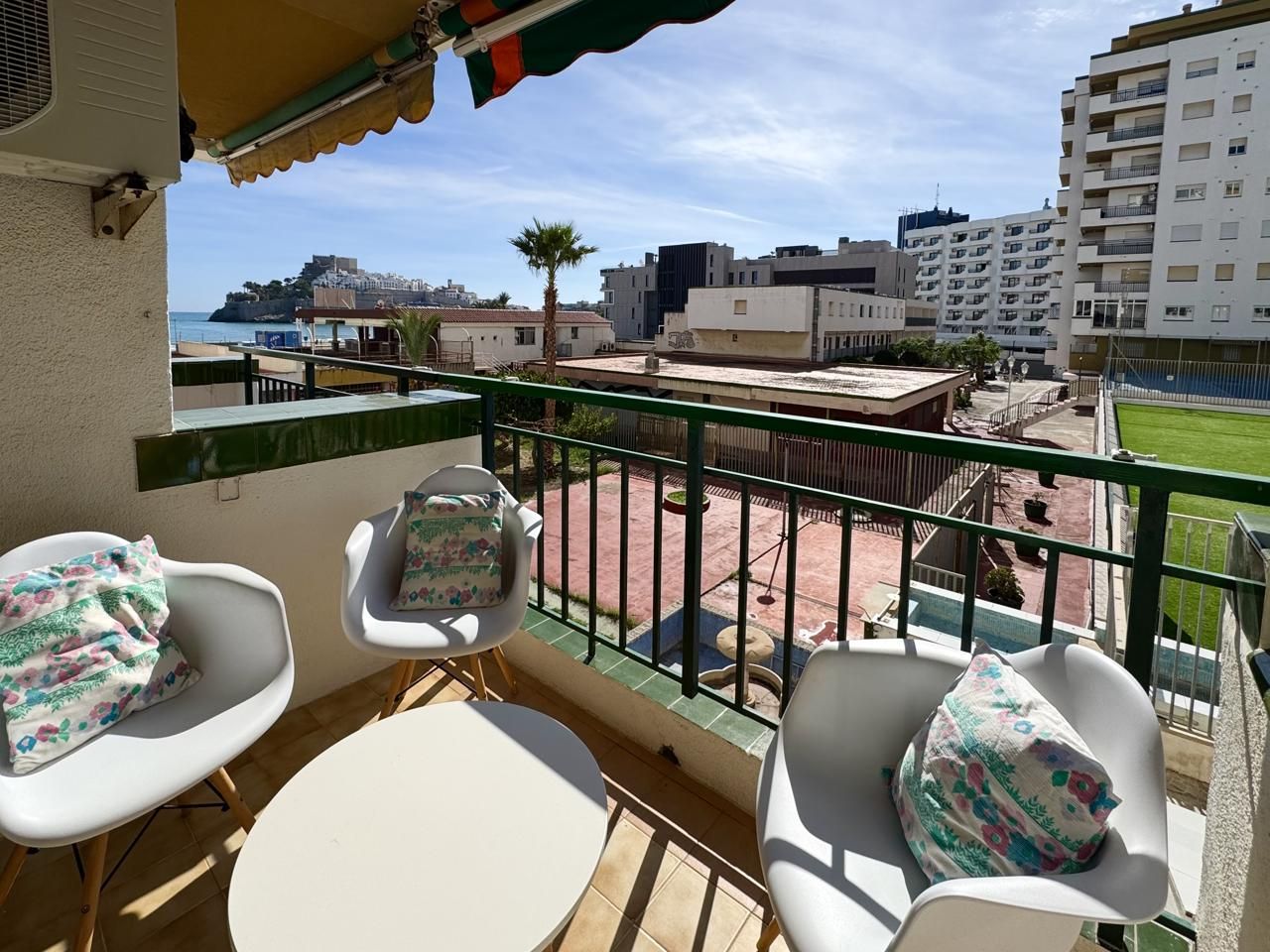 Terrace of Flat for sale in Peñíscola / Peníscola  with Air Conditioner, Terrace and Furnished