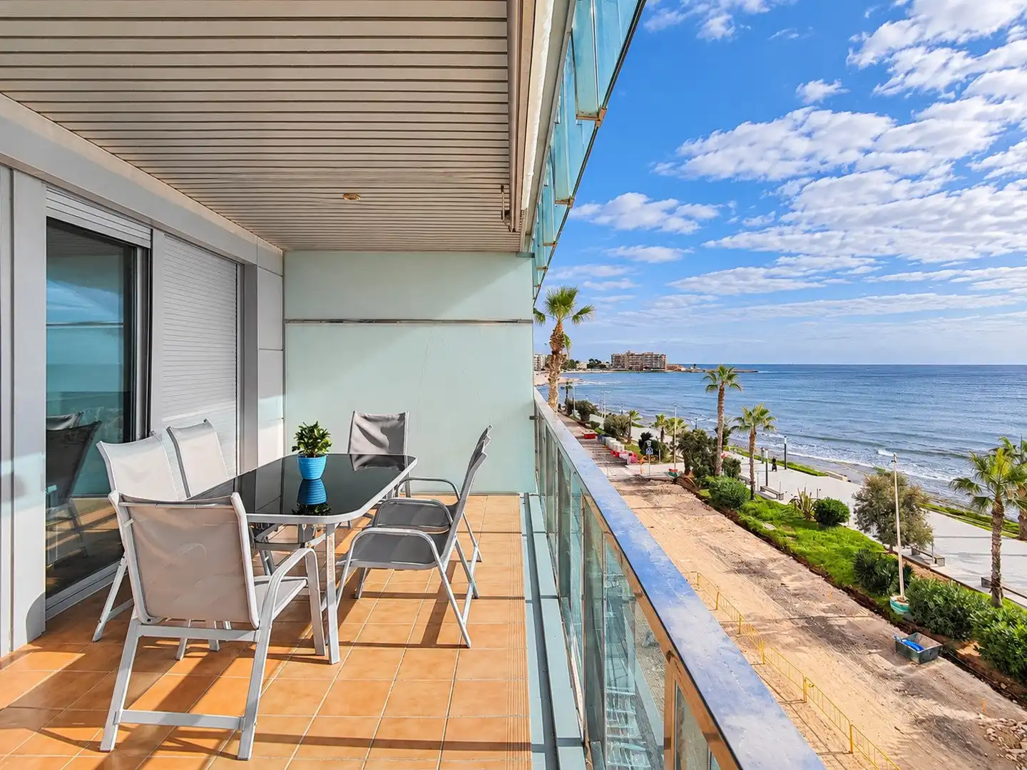 Terraza de Apartamento en venta en Torrevieja con Calefacción, Terraza y Amueblado