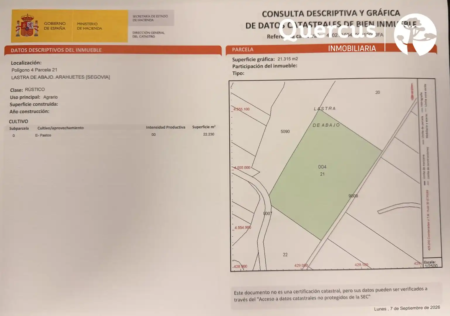 Residential for sale in Arahuetes, Segovia