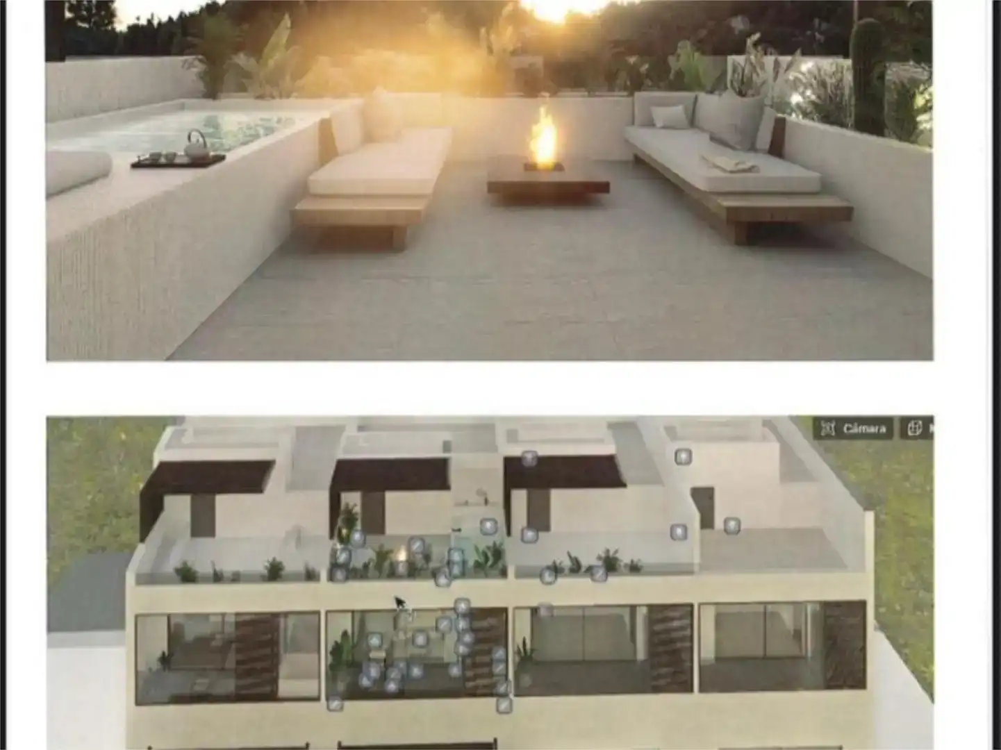 Terraza de Dúplex en venta en Santa Margalida con Aire acondicionado, Jardín privado y Trastero