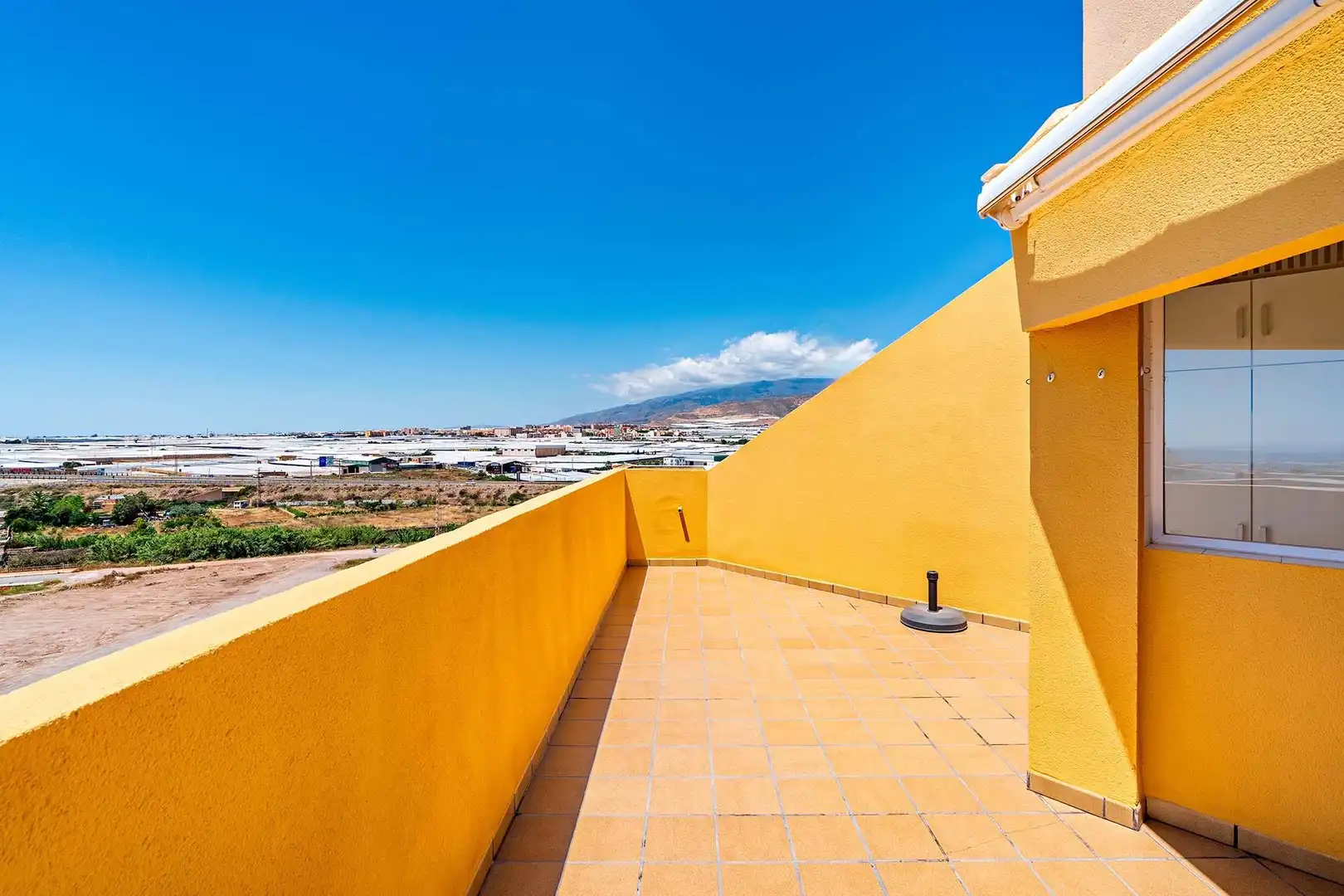 Terrace of Flat for sale in Roquetas de Mar  with Air Conditioner, Parquet flooring and Terrace