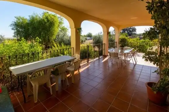 Terrace of Country homes for sale in Almendral  with Private garden, Terrace and Storage room