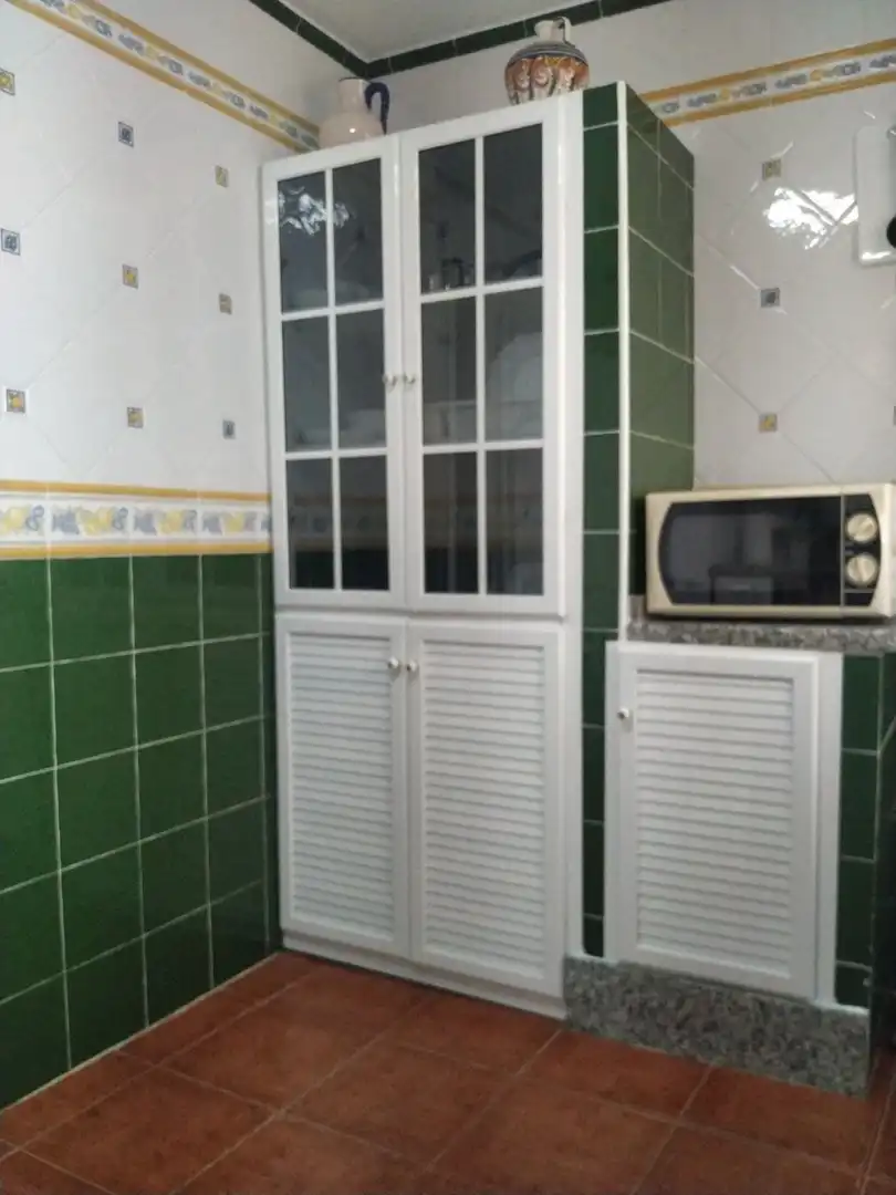 Kitchen of Flat for sale in Jerez de la Frontera  with Air Conditioner, Private garden and Terrace