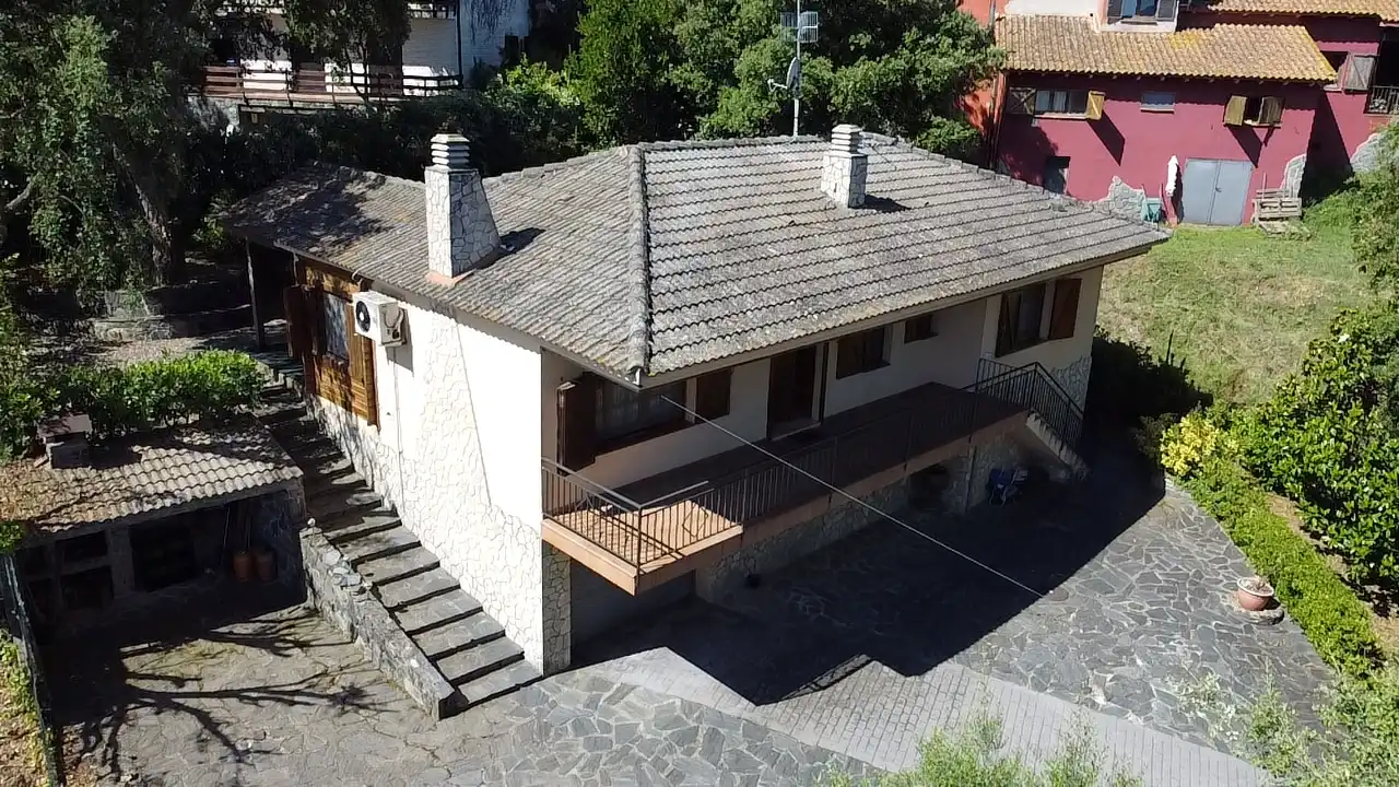 Exterior view of Houses for sale in Sant Pere de Vilamajor  with Air Conditioner, Heating and Private garden