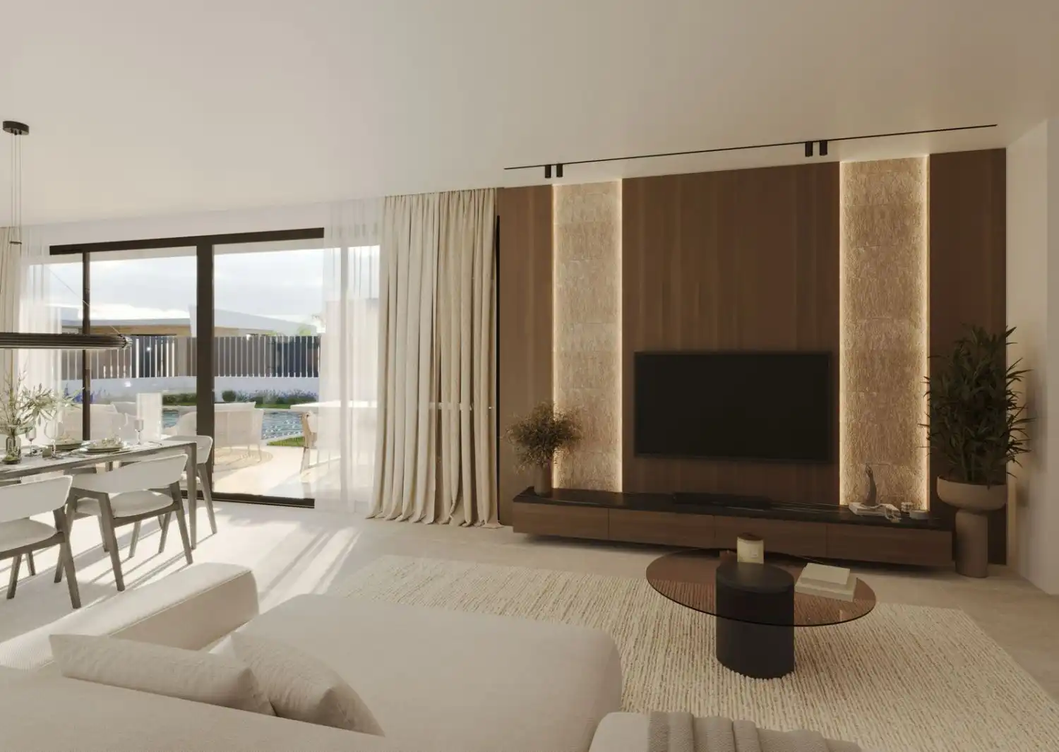Sala de estar de Casa o chalet en venta en Molina de Segura con Aire acondicionado y Calefacción