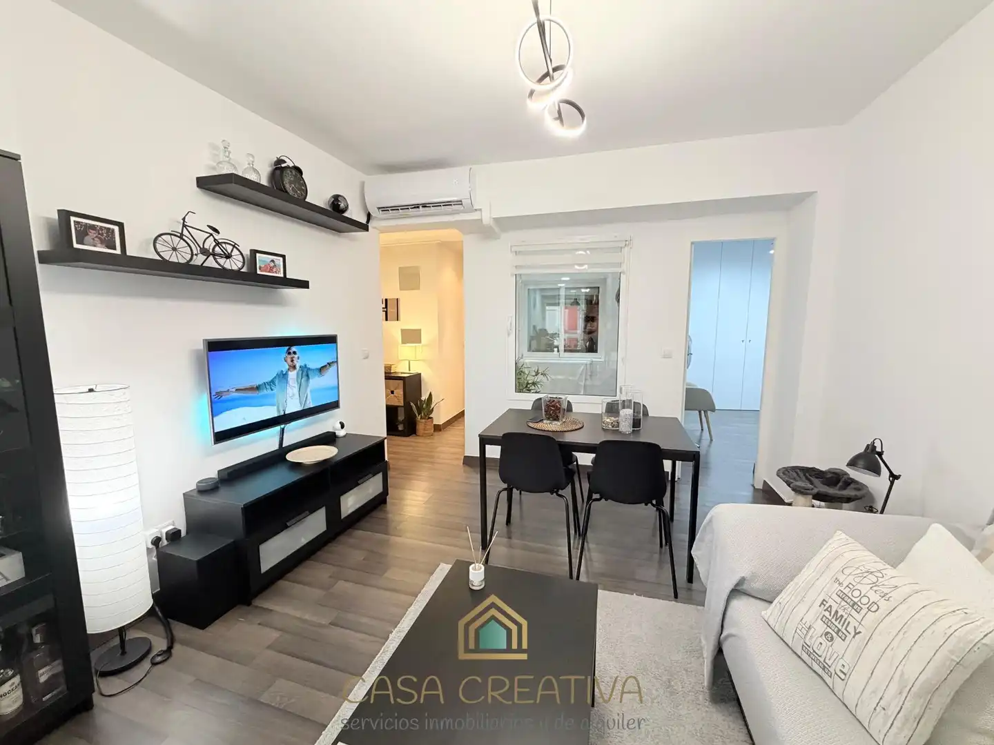Sala de estar de Piso en venta en Alzira con Aire acondicionado, Calefacción y Amueblado