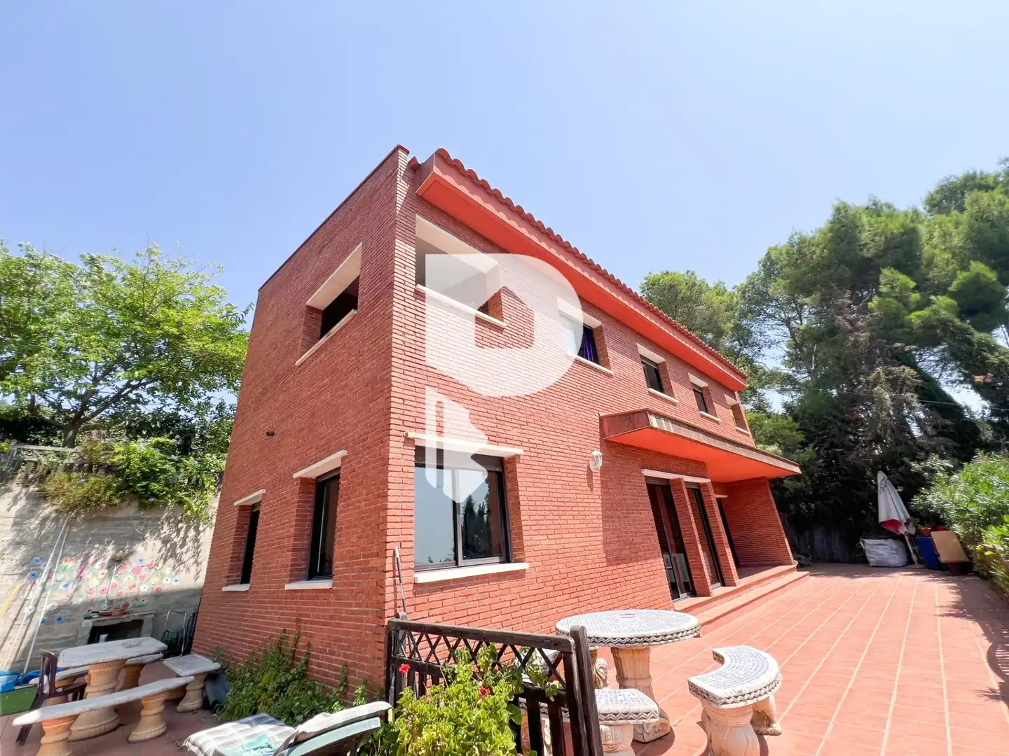 Exterior view of Houses for sale in Pallejà  with Heating, Private garden and Terrace