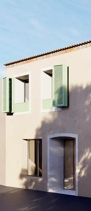 Exterior view of Detached homes for sale in Forallac  with Air Conditioner, Heating and Parquet flooring