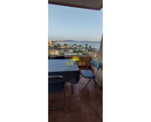 Terrassa de Apartament de lloguer en La Manga del Mar Menor amb Calefacció, Terrassa i Moblat