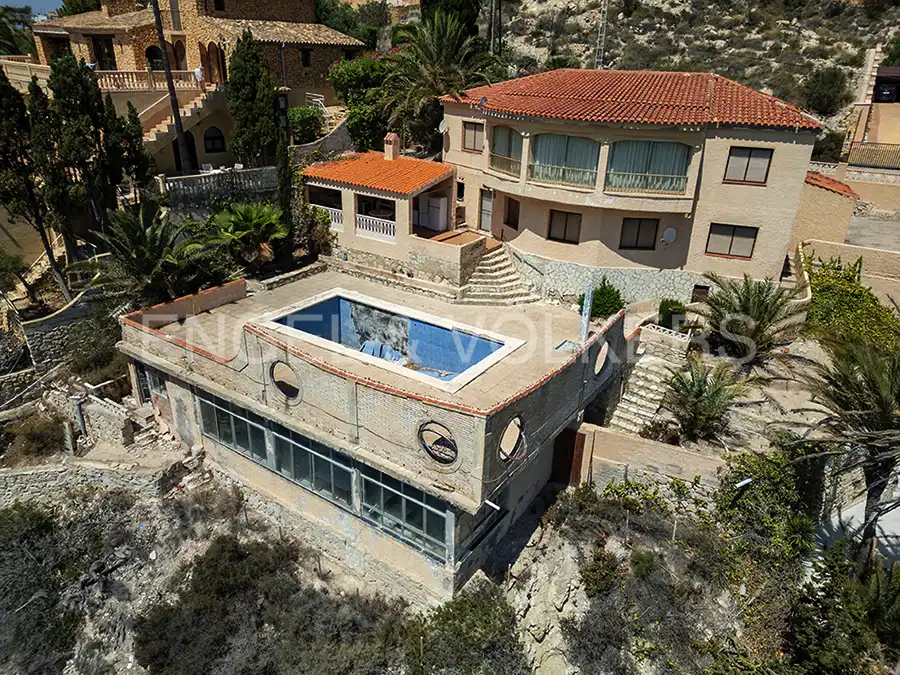 Exterior view of Houses for sale in El Campello  with Private garden, Terrace and Swimming Pool