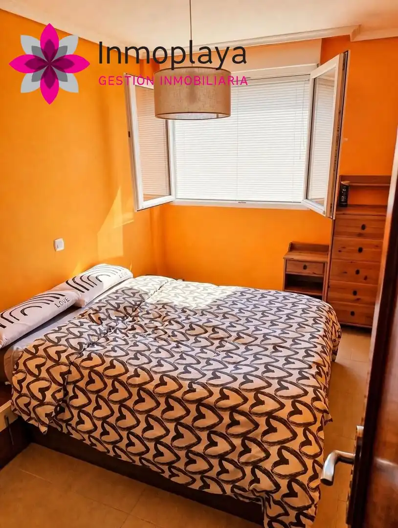Schlafzimmer von Wohnung zum Verkauf in Noja mit Heizung, Terrasse und Möbliert