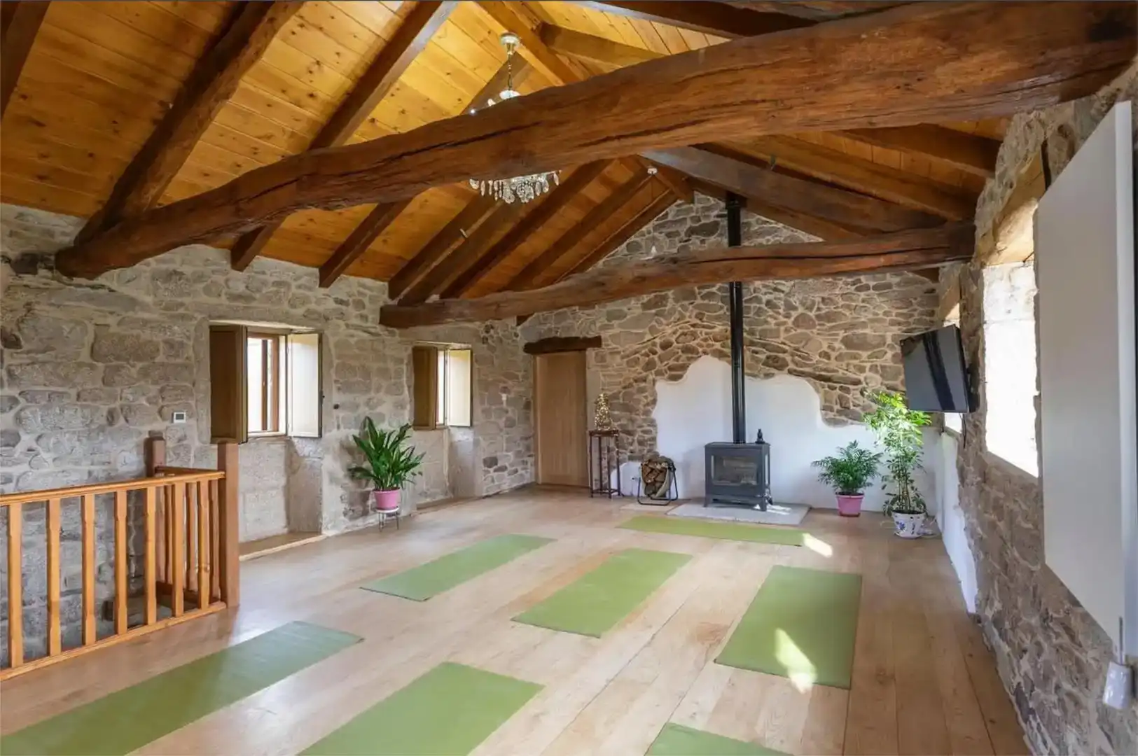Country house zur Miete in Friol mit Privatgarten, Abstellraum und Möbliert
