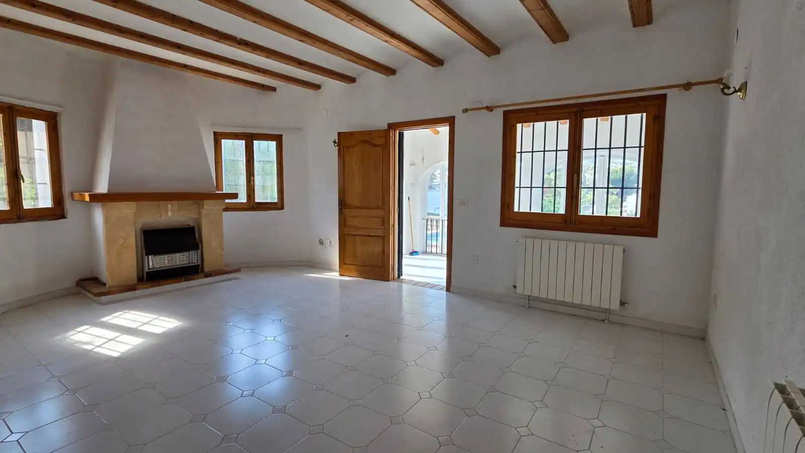 Sala d'estar de Casa o xalet en venda en Jávea / Xàbia amb Calefacció, Terrassa i Piscina