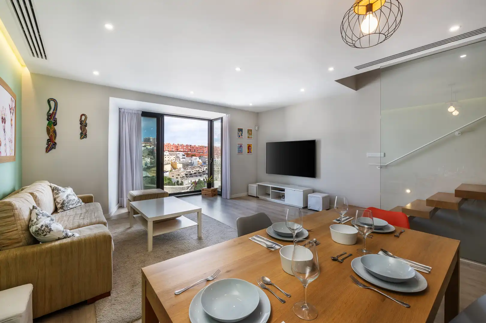 Living room of Houses for sale in Las Palmas de Gran Canaria  with Parquet flooring, Terrace and Furnished