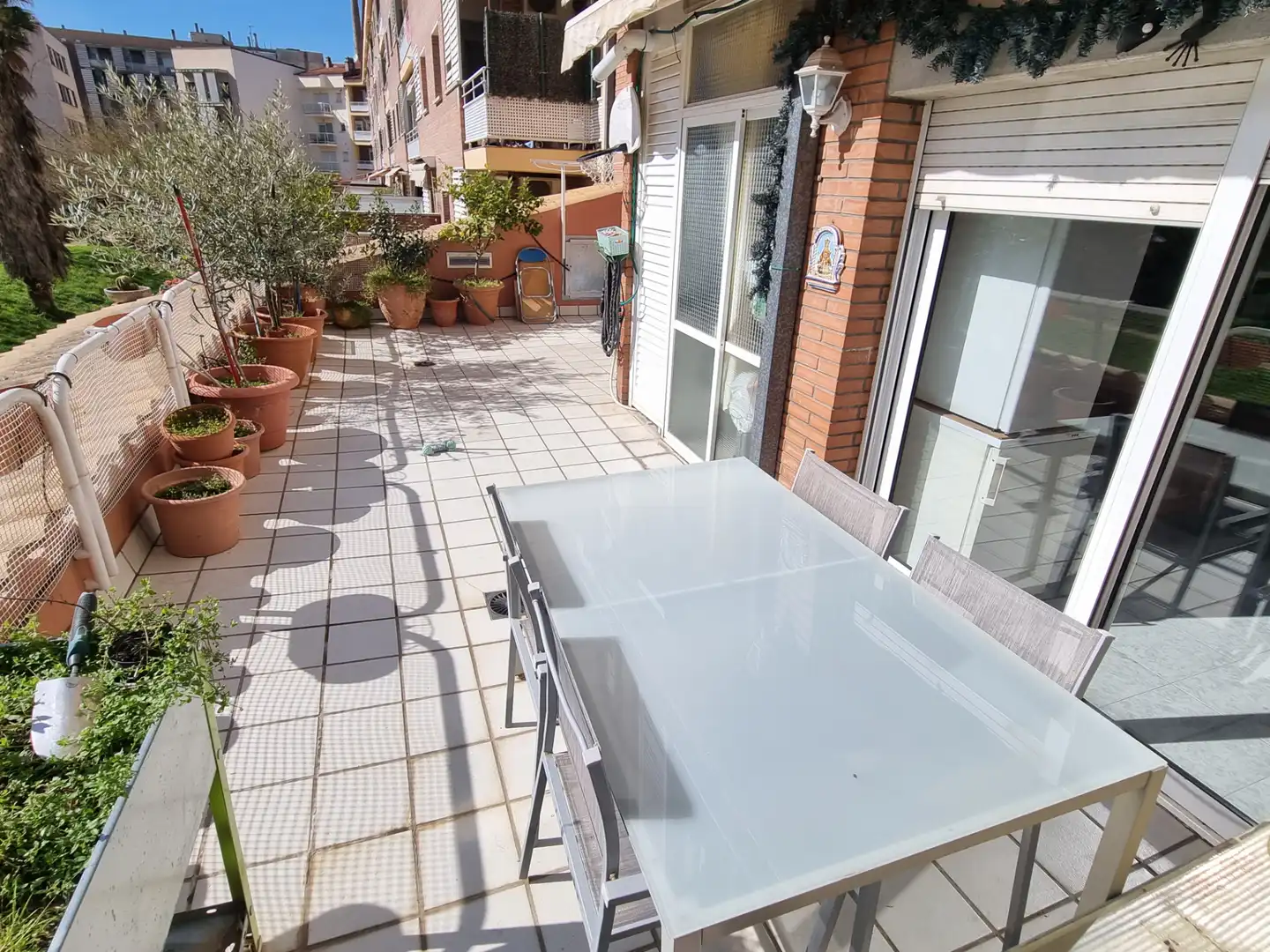 Terrace of Flat for sale in Girona  with Air Conditioner, Heating and Terrace