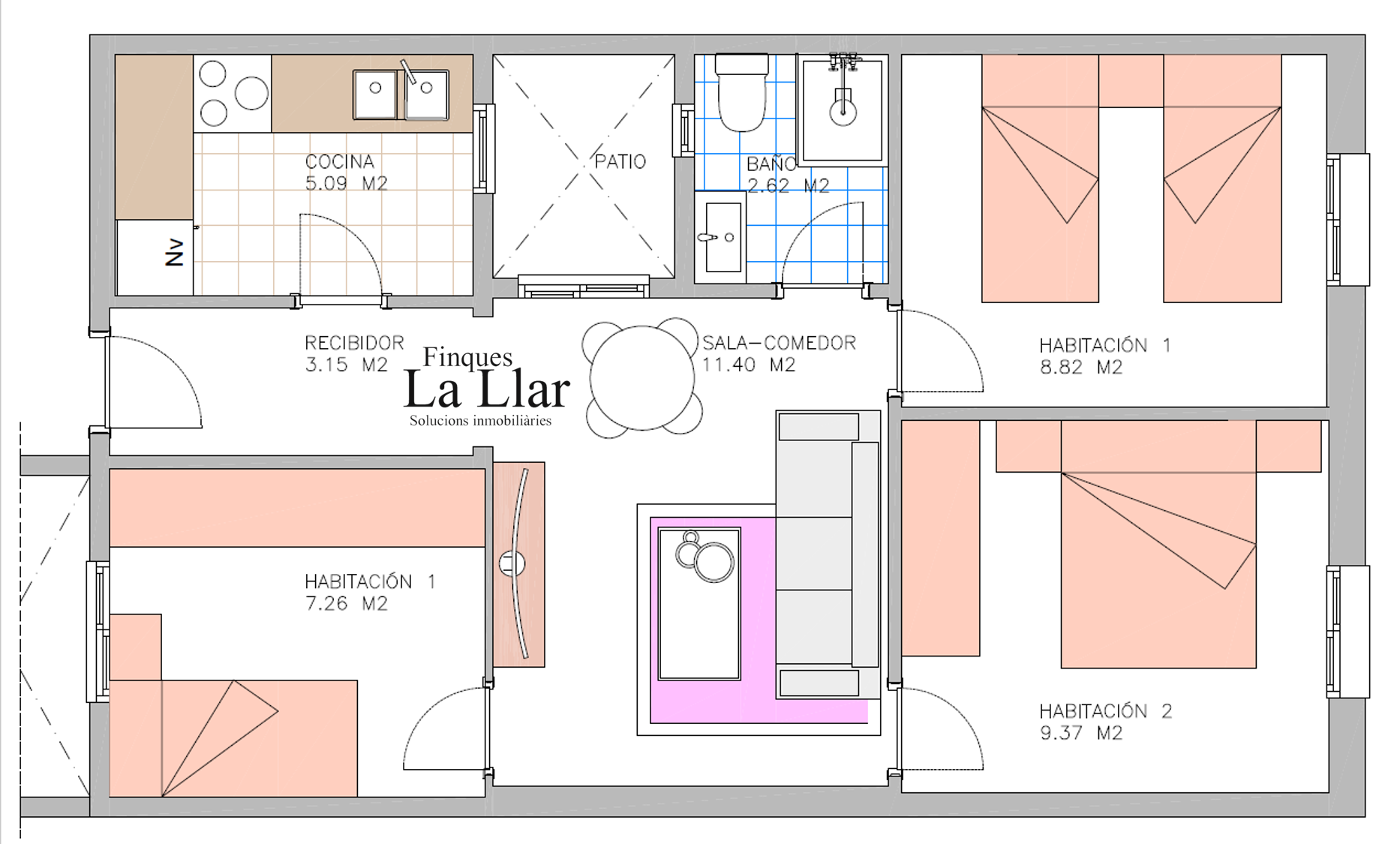 Flat for sale in Esplugues de Llobregat