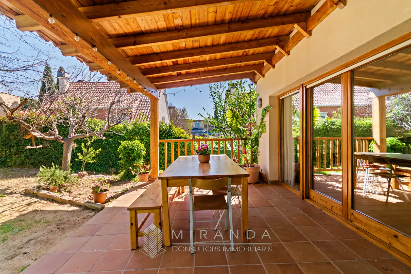 Terrassa de Casa o xalet en venda en La Garriga amb Aire condicionat, Calefacció i Jardí privat