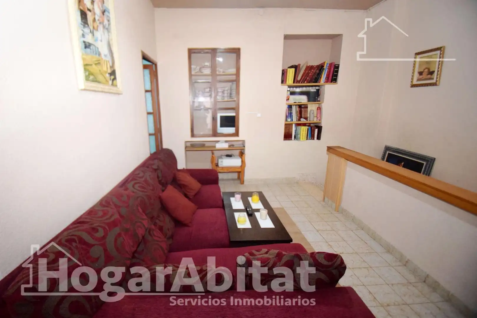 Wohnzimmer von Haus oder Chalet zum Verkauf in Burriana / Borriana mit Heizung, Terrasse und Möbliert