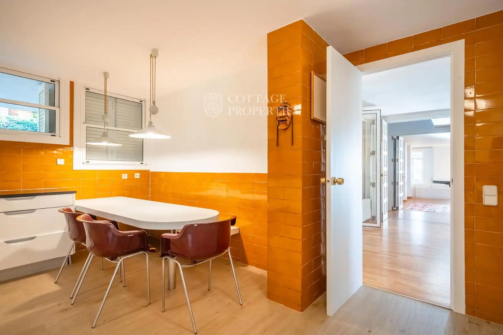 Comedor de Casa o chalet en venta en Sant Vicenç de Montalt con Aire acondicionado, Terraza y Amueblado