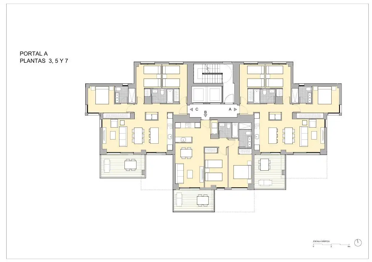 Apartment with terrace for sale in Zona Levante - Playa Fossa, imagen 17
