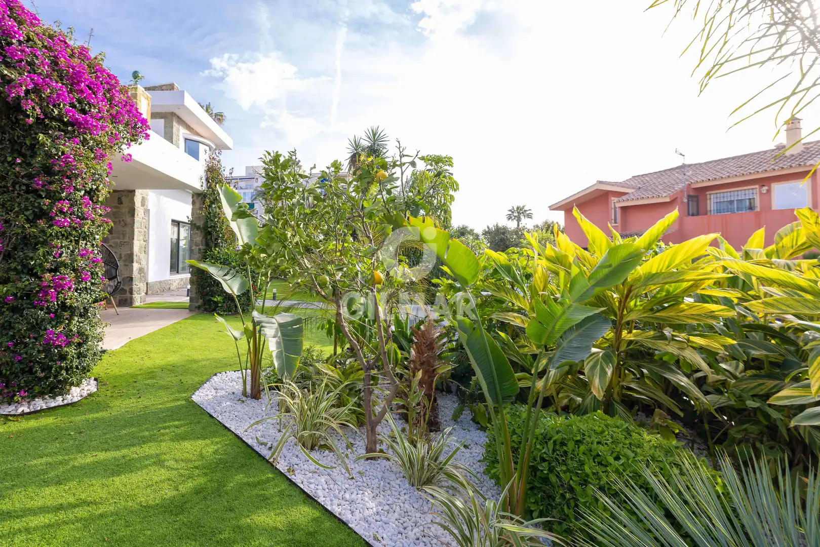 Garden of Houses for sale in Benalmádena  with Heating, Private garden and Swimming Pool