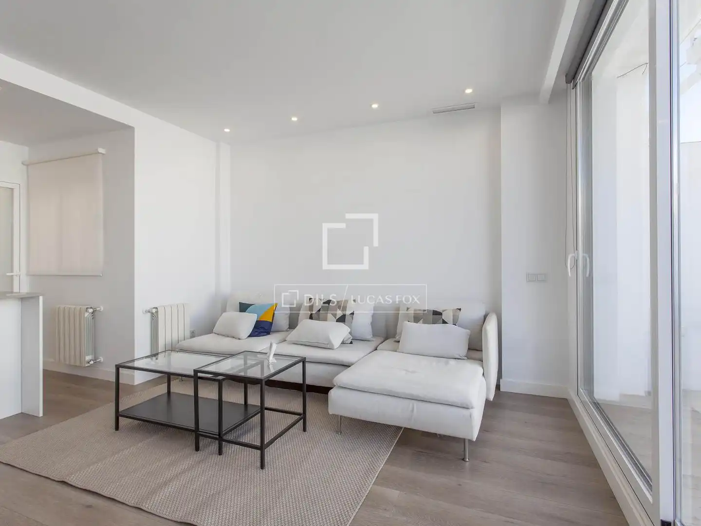 Sala d'estar de Àtic de lloguer en Valencia amb Aire condicionat, Calefacció i Parquet